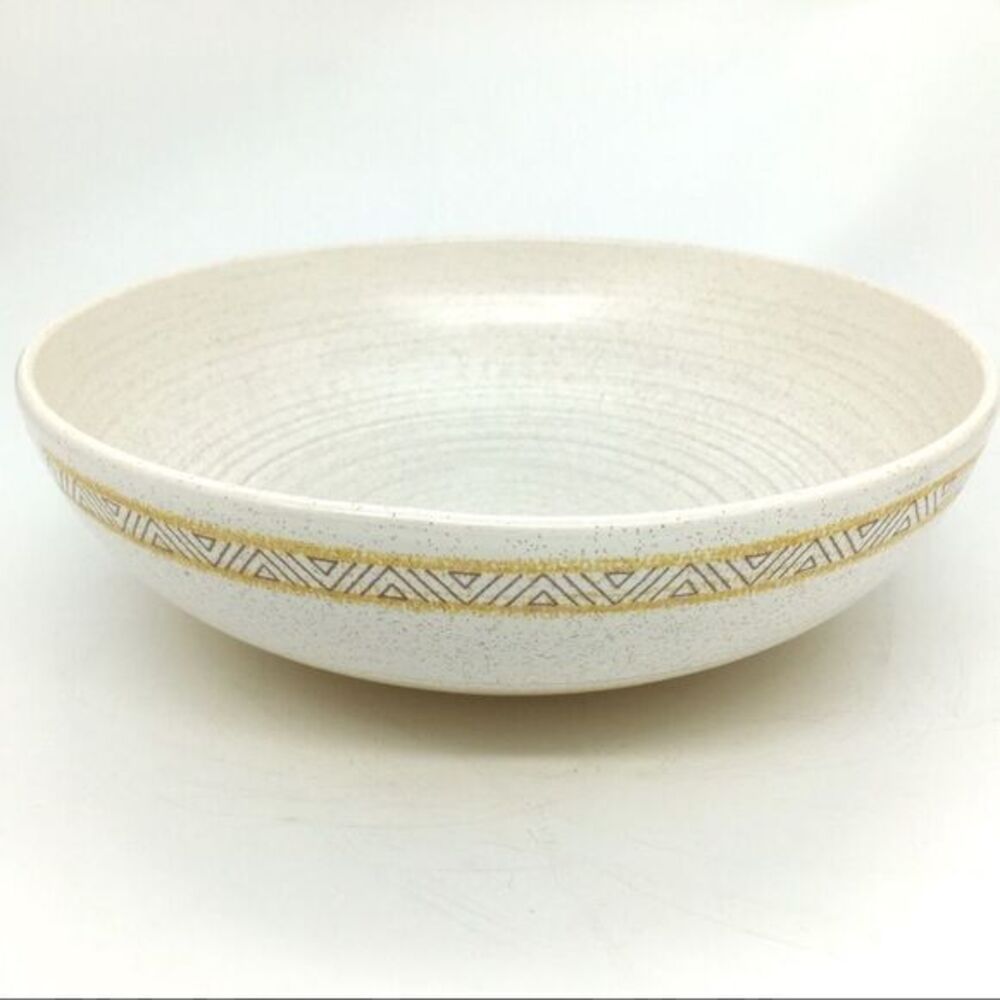 Vintage Franciscan Earthenware Hacienda Gold 9" Bowl Made in USA
